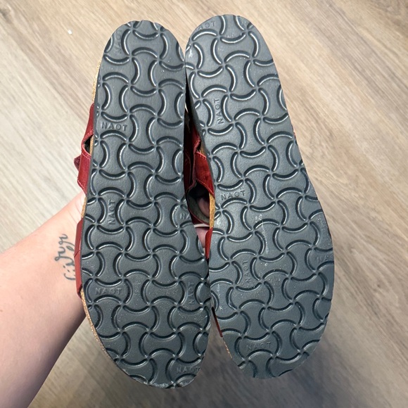 Naot Leather Strappy Red Sandals - Picture 6 of 6